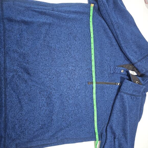 Sonoma Men's Good For Life Blue Fleece 1/4 Snap Mock Neck Sweater Size XXL - Picture 5 of 6